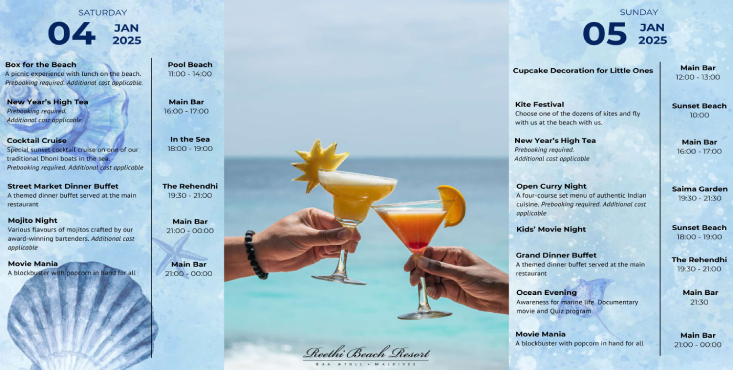 Experience the Ultimate Festive Season at Reethi Beach Resort: Dive into Our 'Under the Sea' Themed Celebration