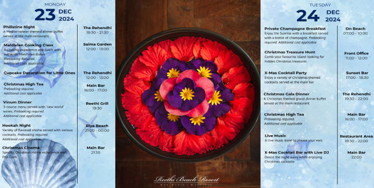 Experience the Ultimate Festive Season at Reethi Beach Resort: Dive into Our 'Under the Sea' Themed Celebration