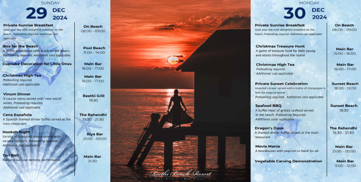 Experience the Ultimate Festive Season at Reethi Beach Resort: Dive into Our 'Under the Sea' Themed Celebration