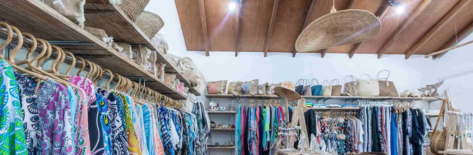 Closeup of sandy toes clothset collection at Reethi beach Resort, Maldives